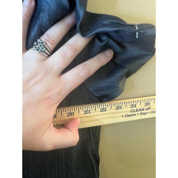 Escada Denim Like Button Front Notched Collar Short Sleeve Light Jacket 46 - Picture 7 of 8